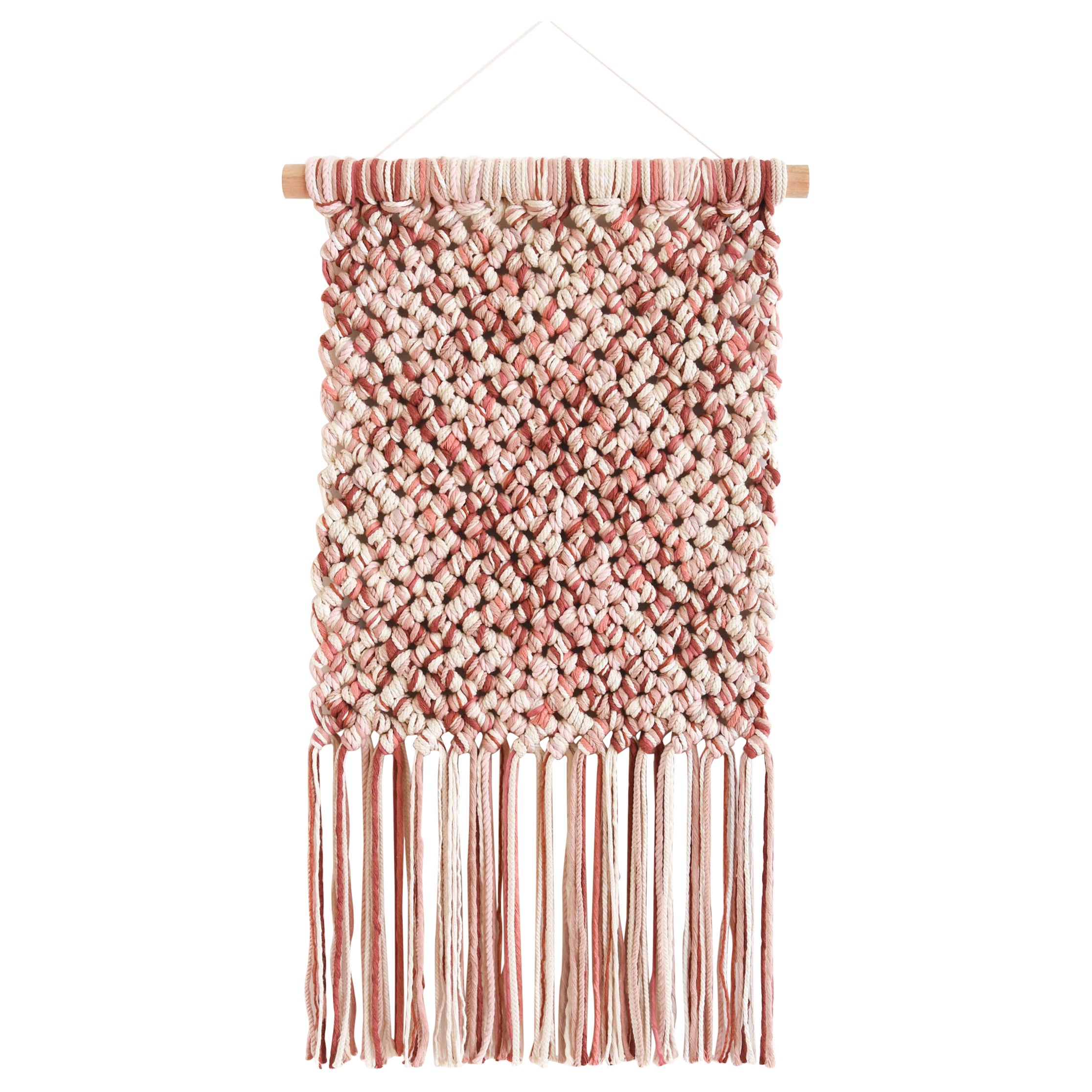 Macrame Wall Hanging, Fiber Art Tapestry Rope Art, PINGUIA#4  - TAMAR SAMPLONIUS