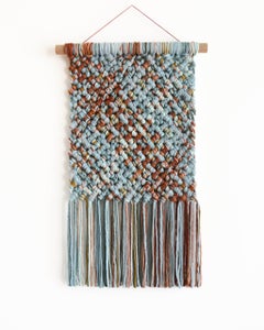 Macrame Wall Hanging, Fiber Art Tapestry Rope Art, PINGUIA#6  - TAMAR SAMPLONIUS