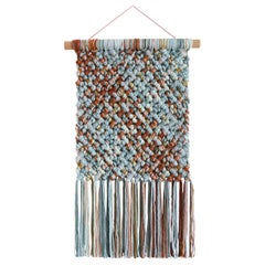 Macrame Wall Hanging, Fiber Art Tapestry Rope Art, PINGUIA#6  - TAMAR SAMPLONIUS