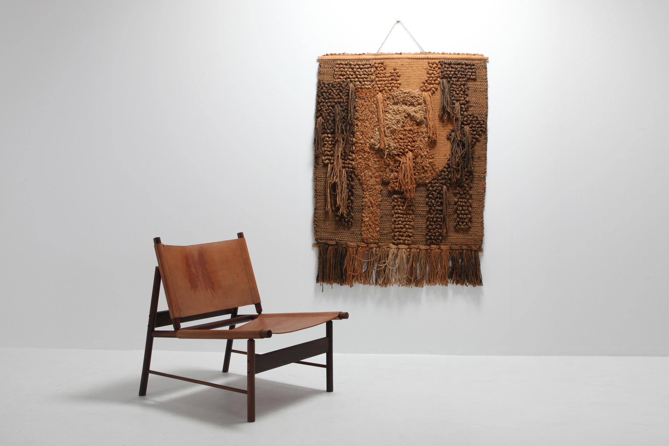 European Macrame Wall tapestry Belgium 1970s by Tapta