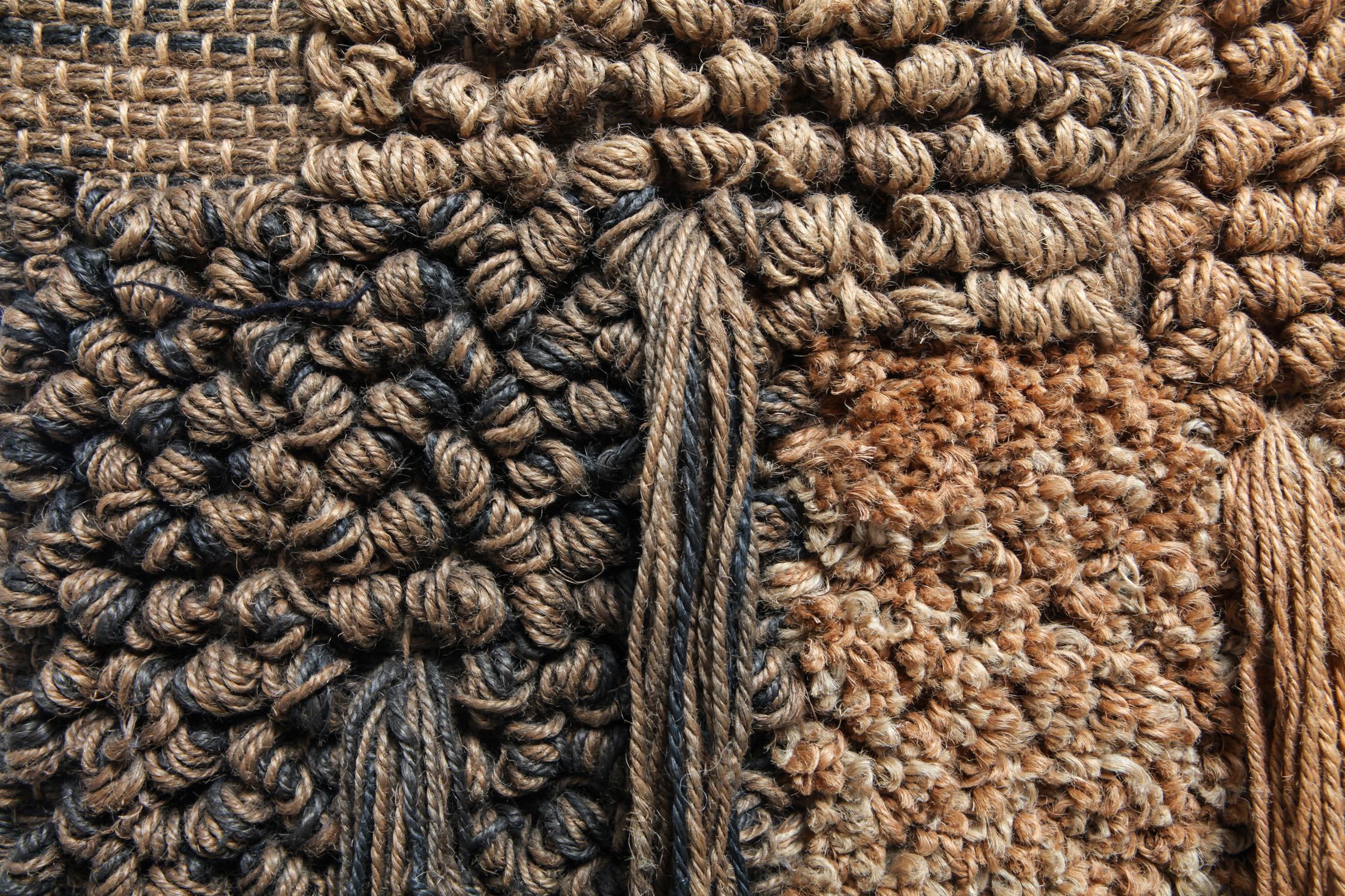 20th Century Macrame Wall tapestry Belgium 1970s by Tapta