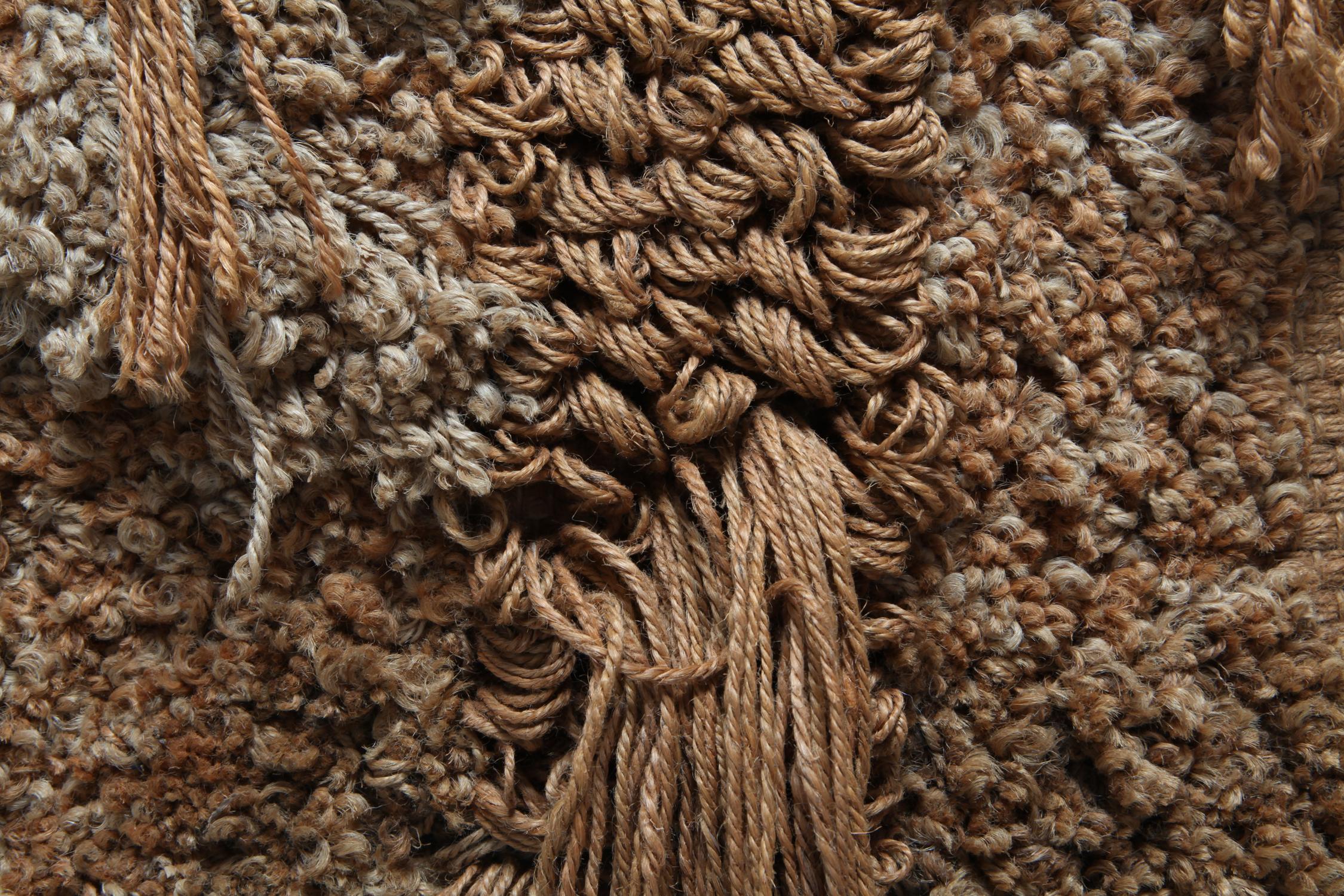 Wool Macrame Wall tapestry Belgium 1970s by Tapta