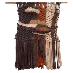 Macramé wall tapestry, Spain, circa 1970