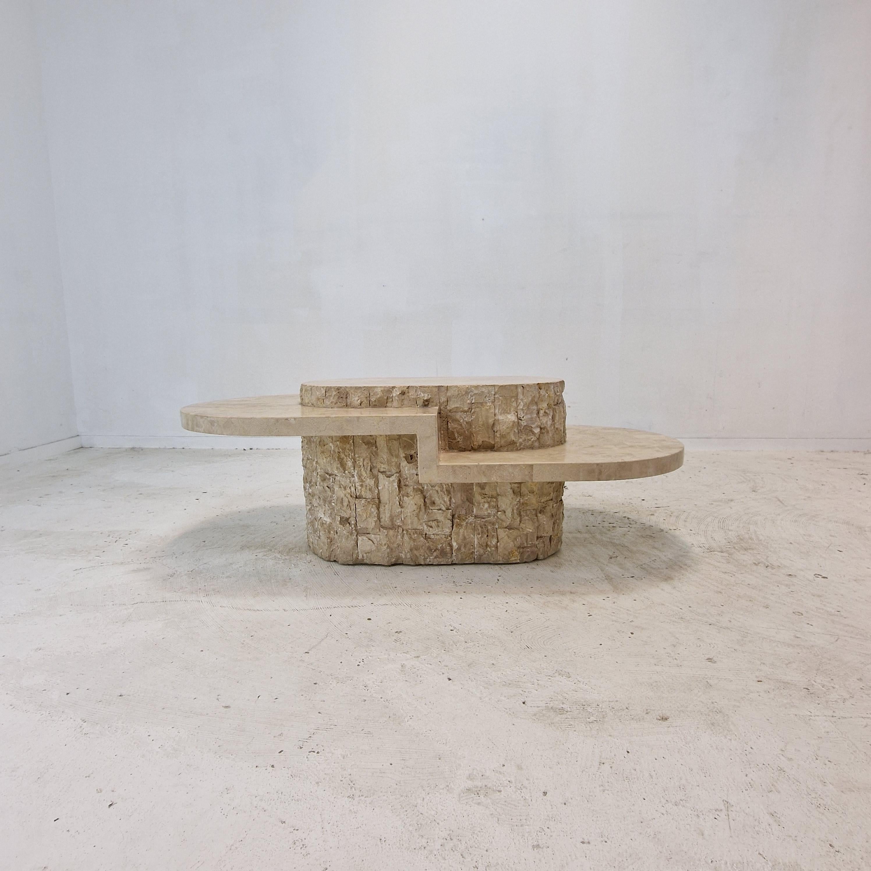 mactan stone coffee table