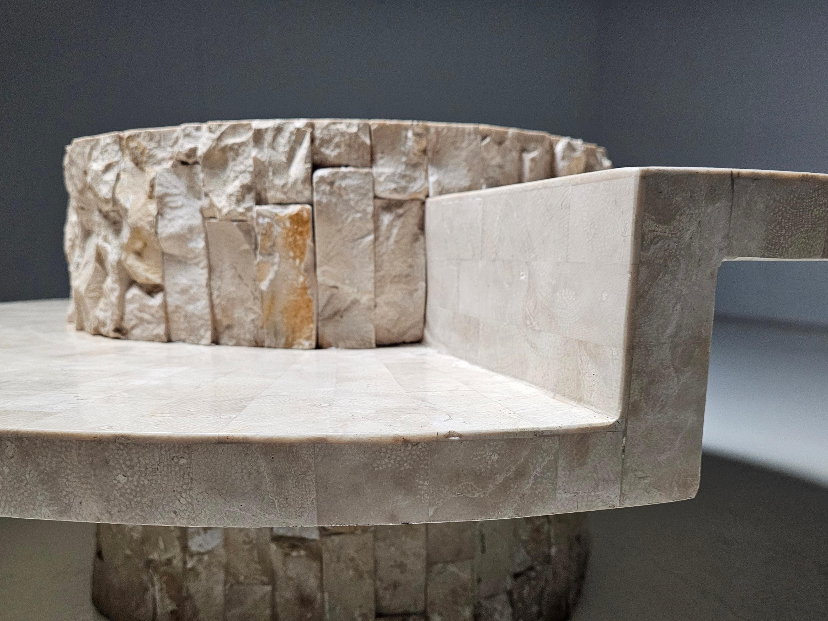 Mactan Stein Couchtisch von Magnussen Ponte, 1980er 4