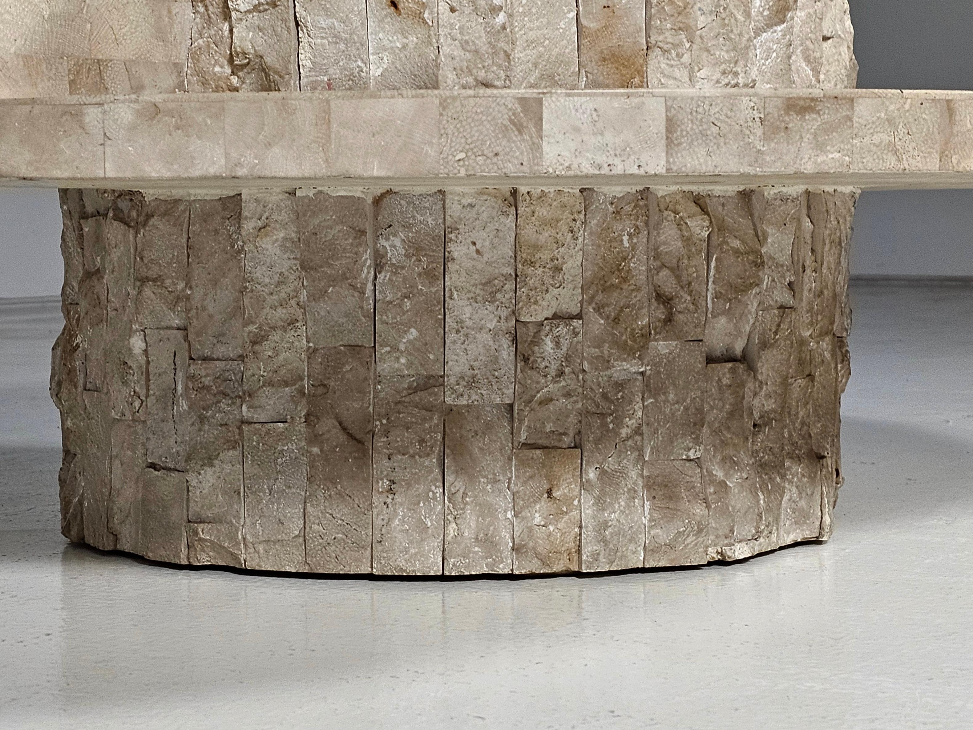 Mactan Stein Couchtisch von Magnussen Ponte, 1980er 5
