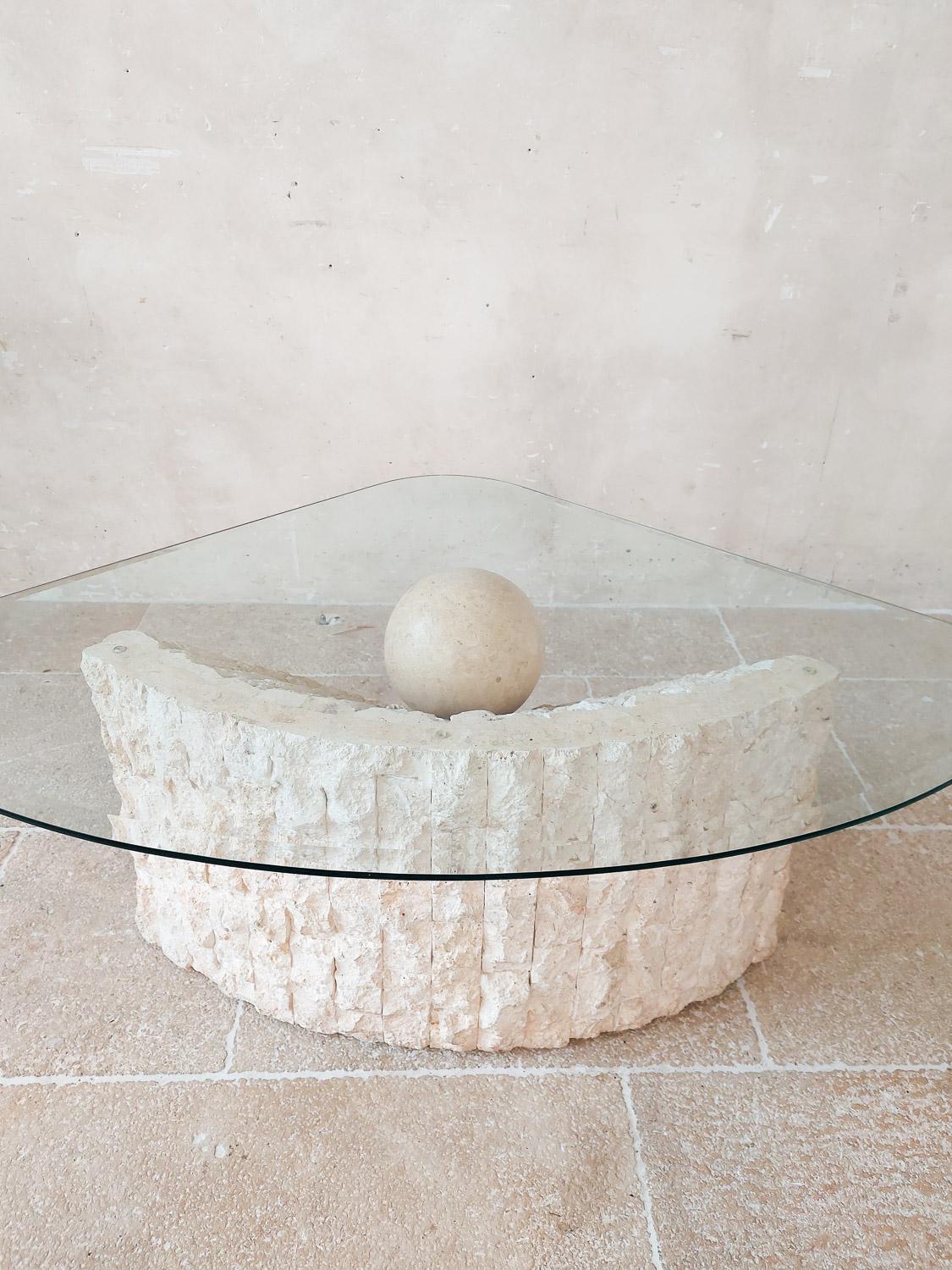 Mactan Stone Coffee Table by Magnussen Ponte, 1980s 7