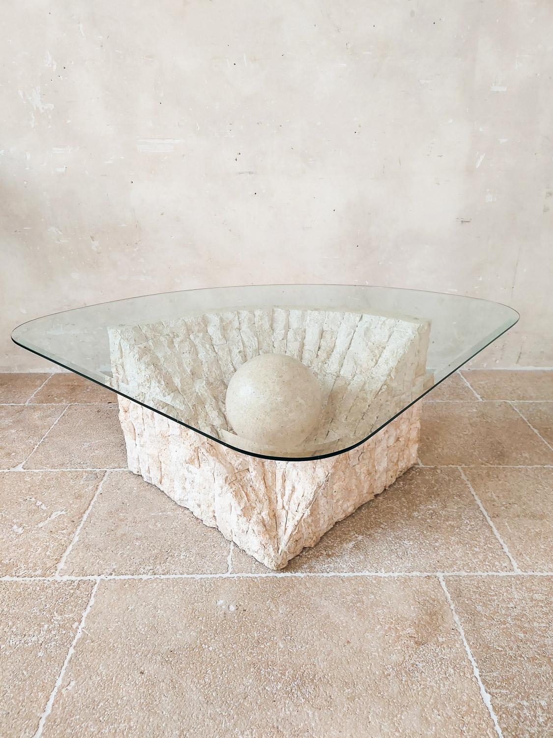 Mactan Stone Coffee Table by Magnussen Ponte, 1980s 1