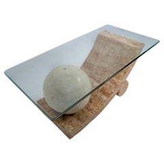 Used Mactan Stone Coffee Table by Magnussen Ponte, 1980s
