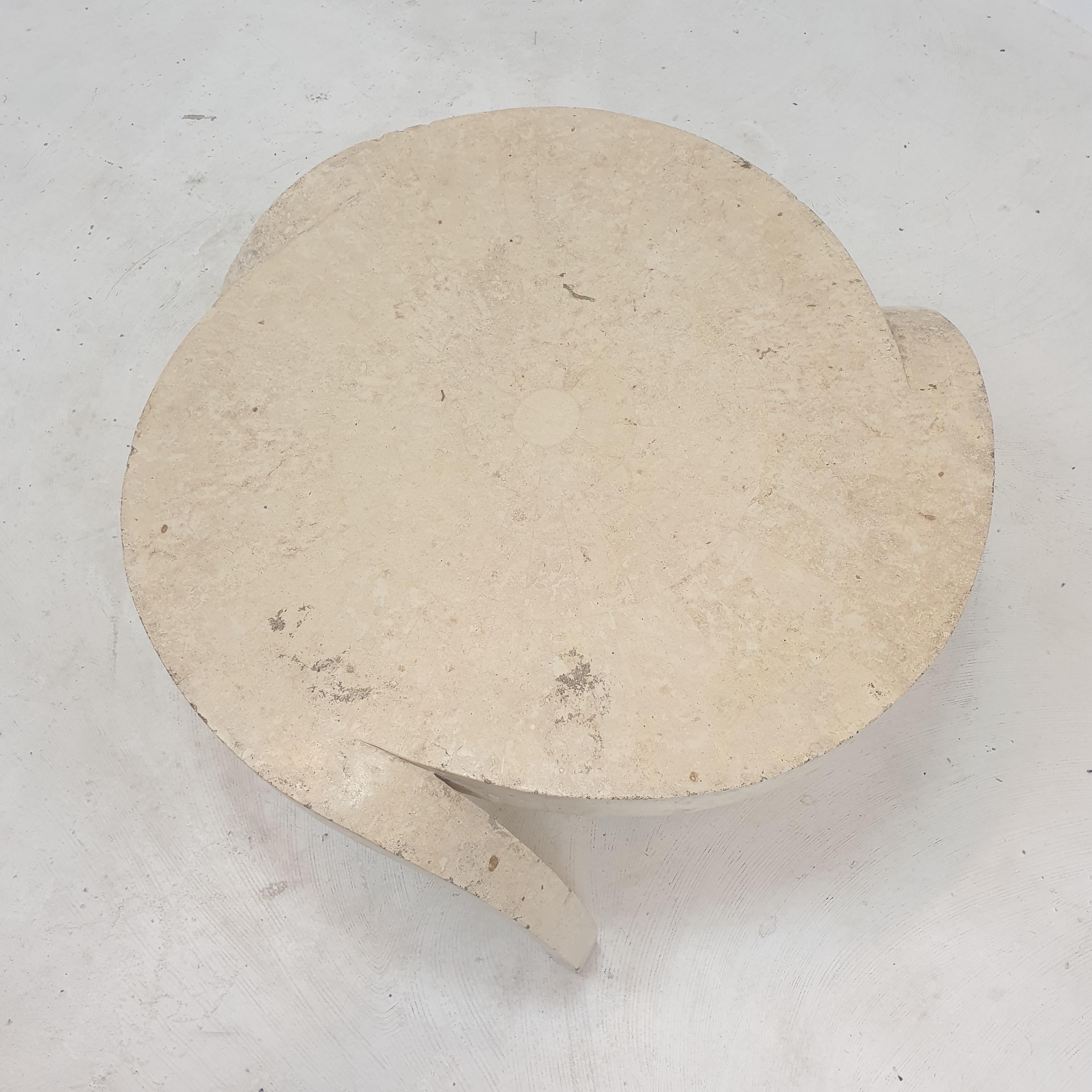 Mactan Stone or Fossil Stone Coffee Table, 1980s For Sale 2