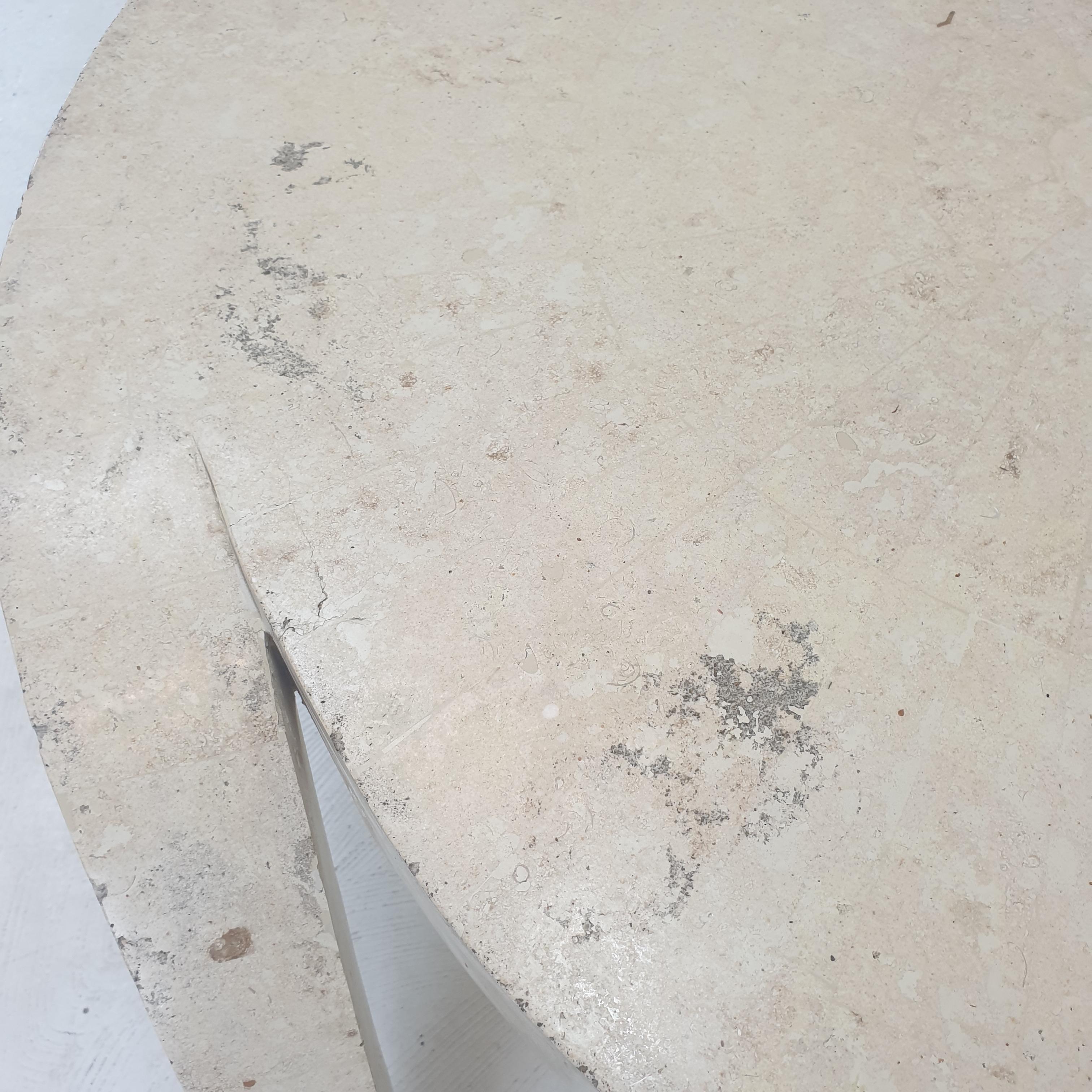 Mactan Stone or Fossil Stone Coffee Table, 1980s For Sale 5