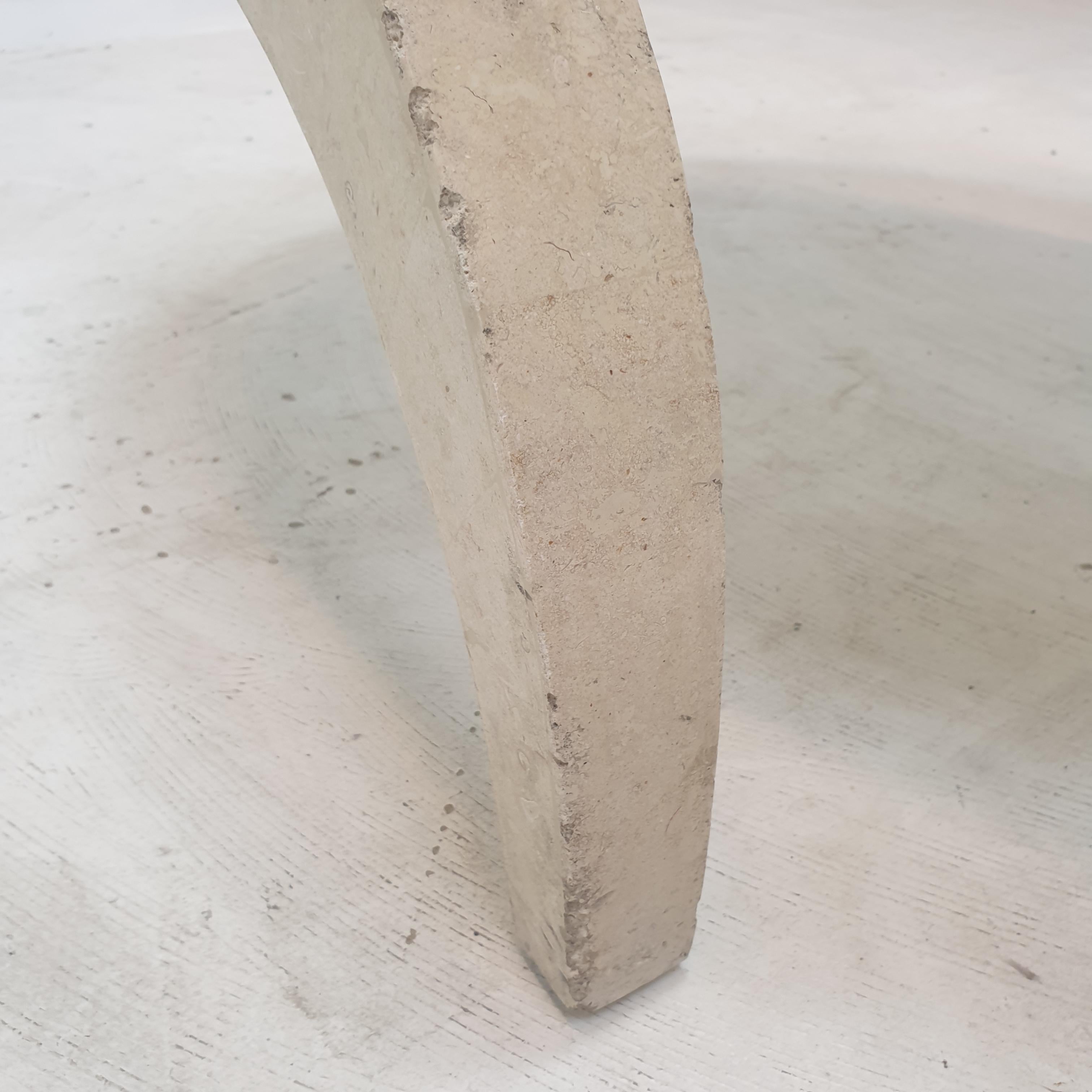 Mactan Stone or Fossil Stone Coffee Table, 1980s For Sale 8