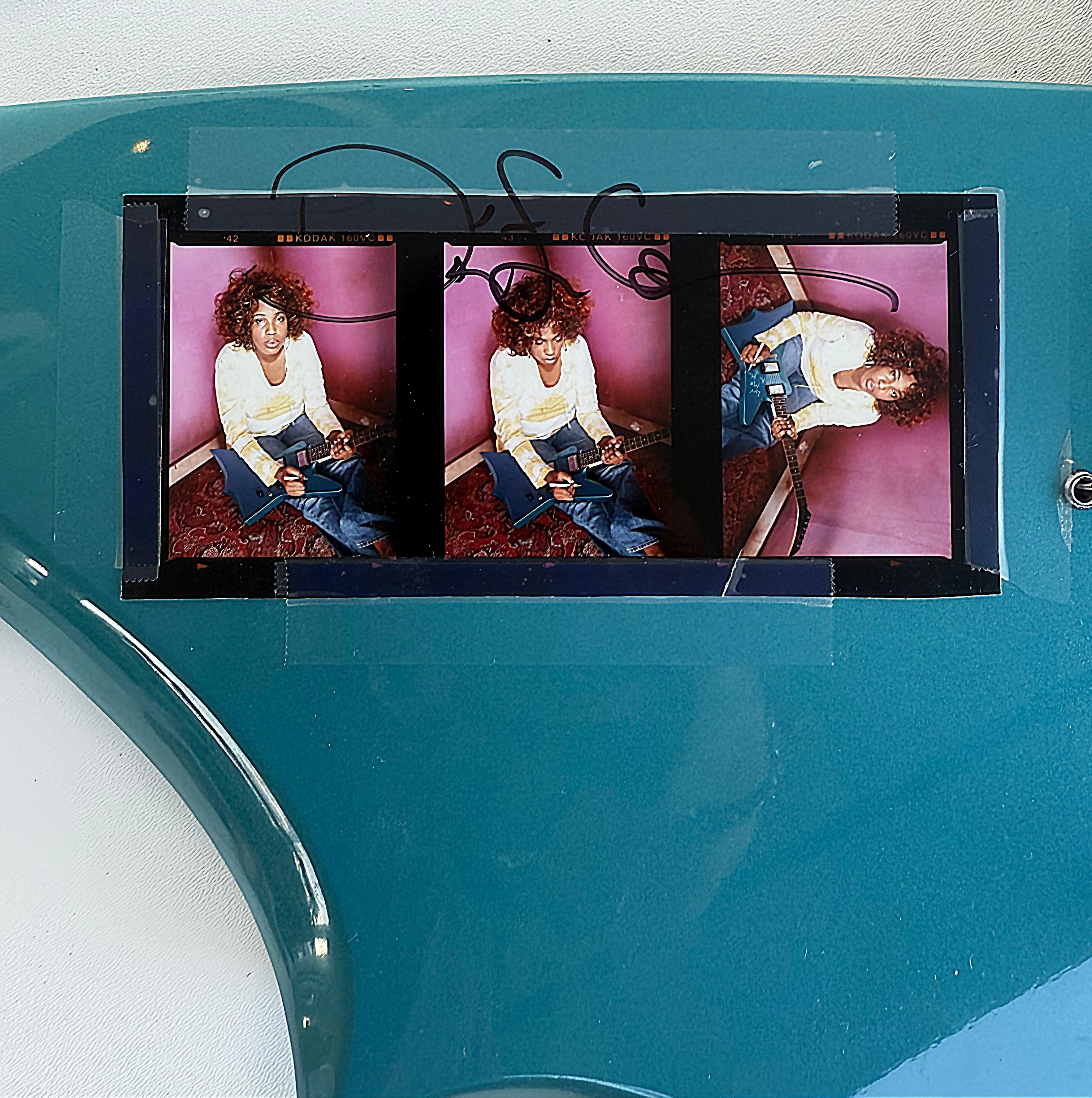 Macy Gray, Dave La Chappelle Guitare électrique Epiphone dédicacée en vente 3