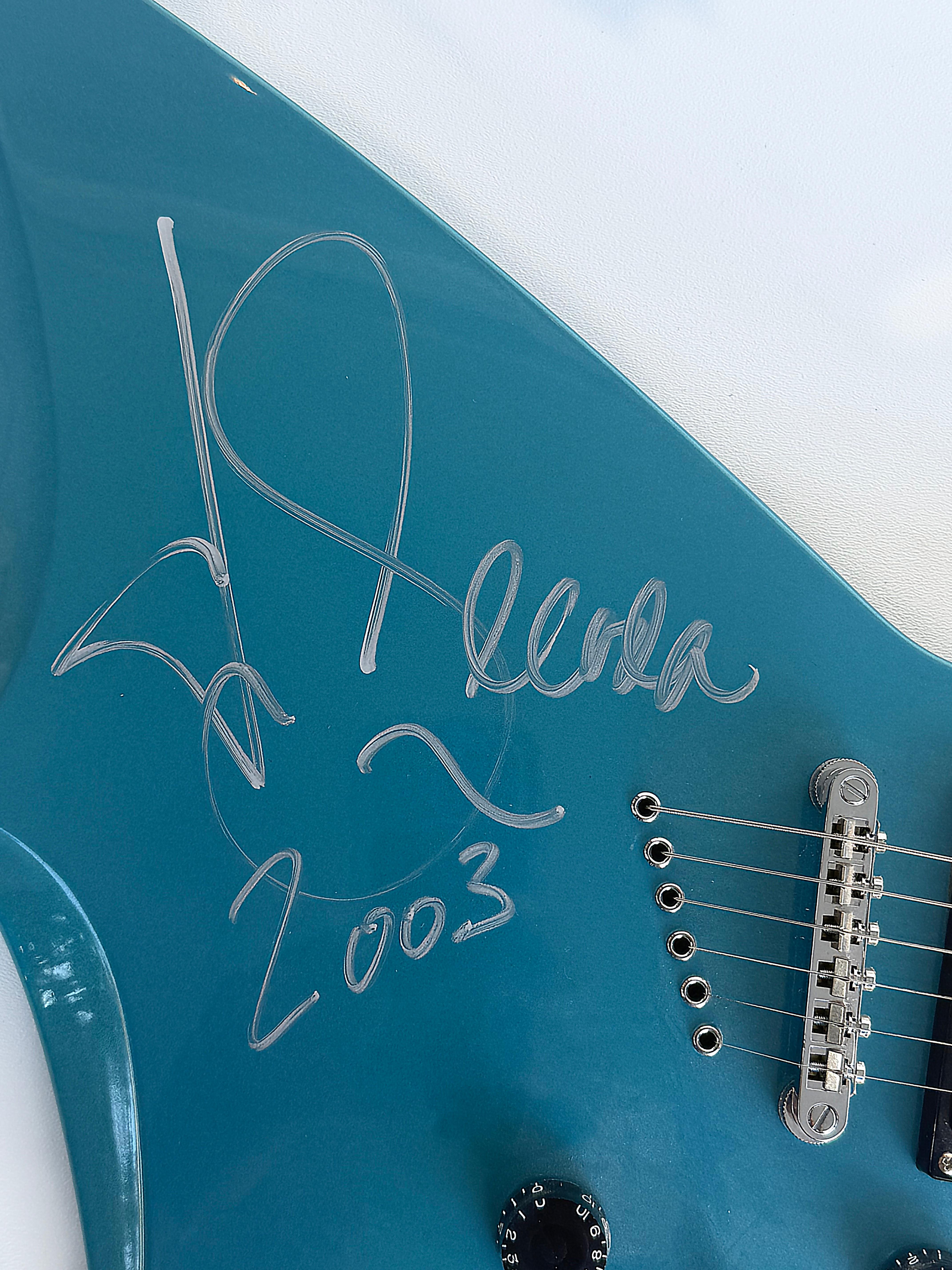 Macy Gray, Dave La Chappelle Guitare électrique Epiphone dédicacée en vente 4