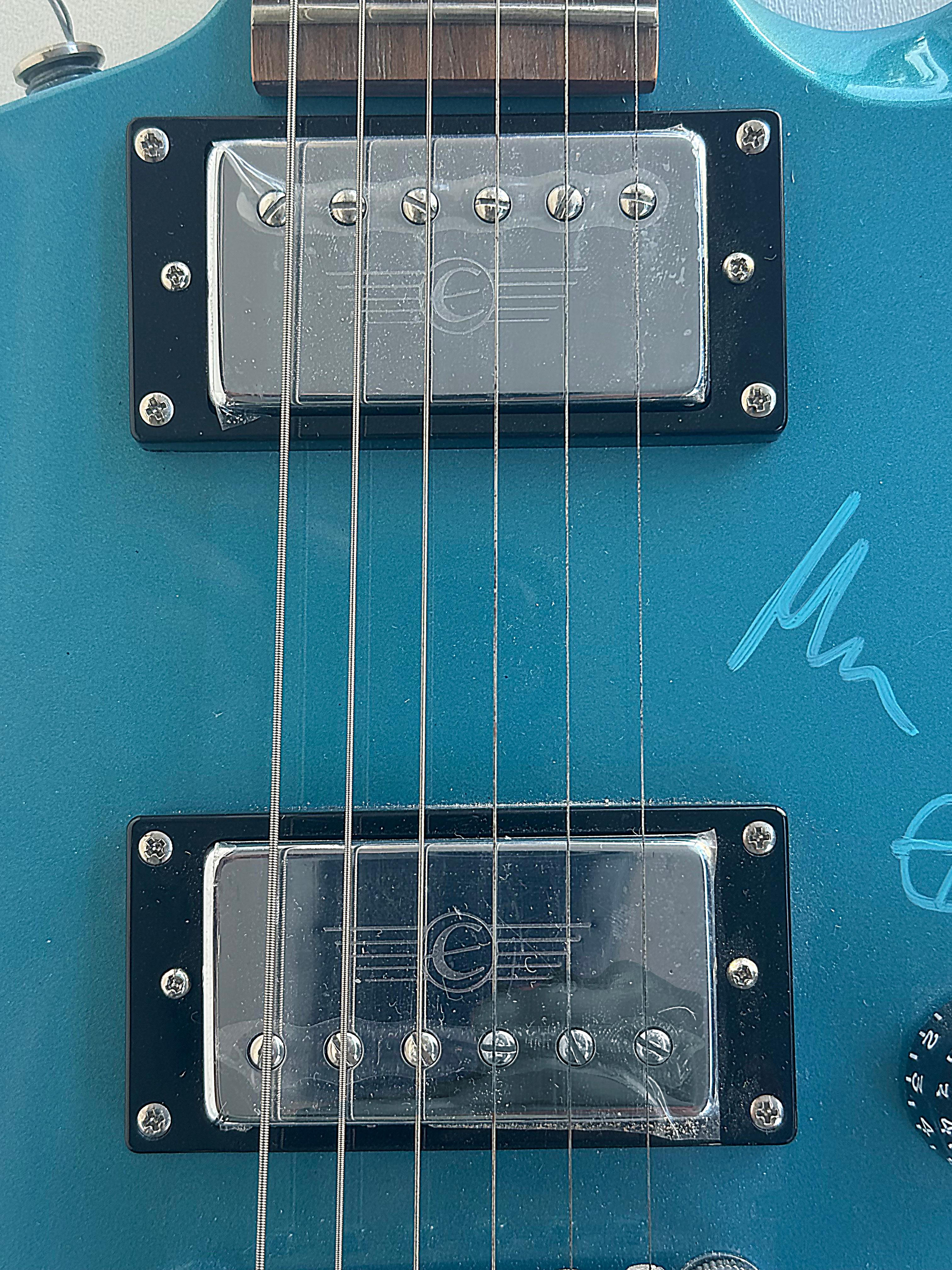 Macy Gray, Dave La Chappelle Guitare électrique Epiphone dédicacée Bon état - En vente à Miami, FL