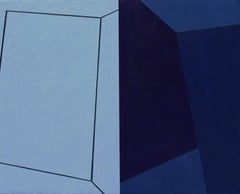 Macyn Bolt, Dark Pool IV, acrilico su tela, Minimalista, 18 x 60, 2018