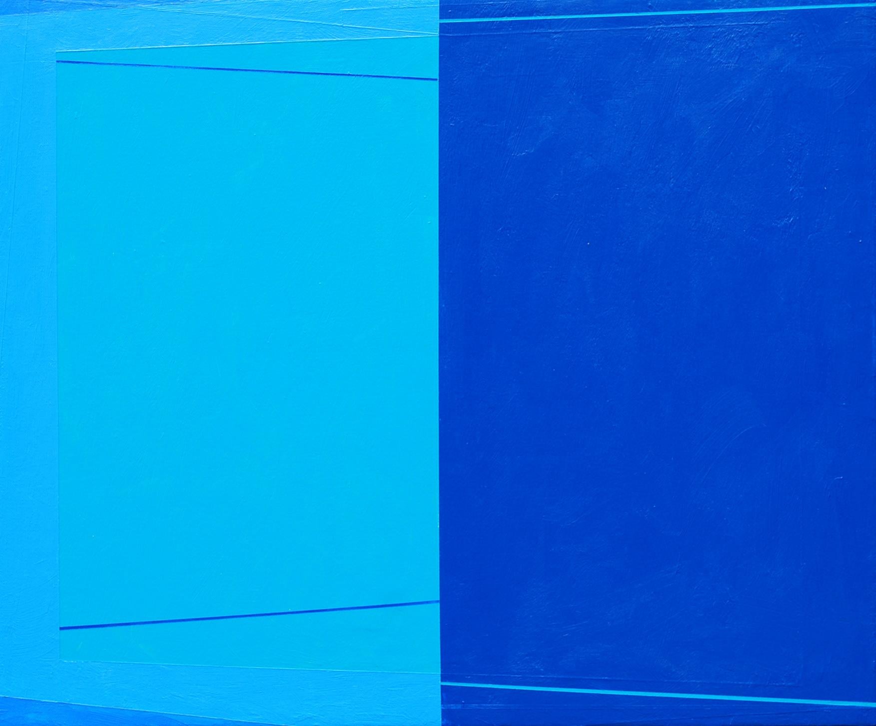 Macyn Bolt, O to C, 2018, Minimalista, acrilico su tela, 20 x 24 x 2 pollici in vendita 4