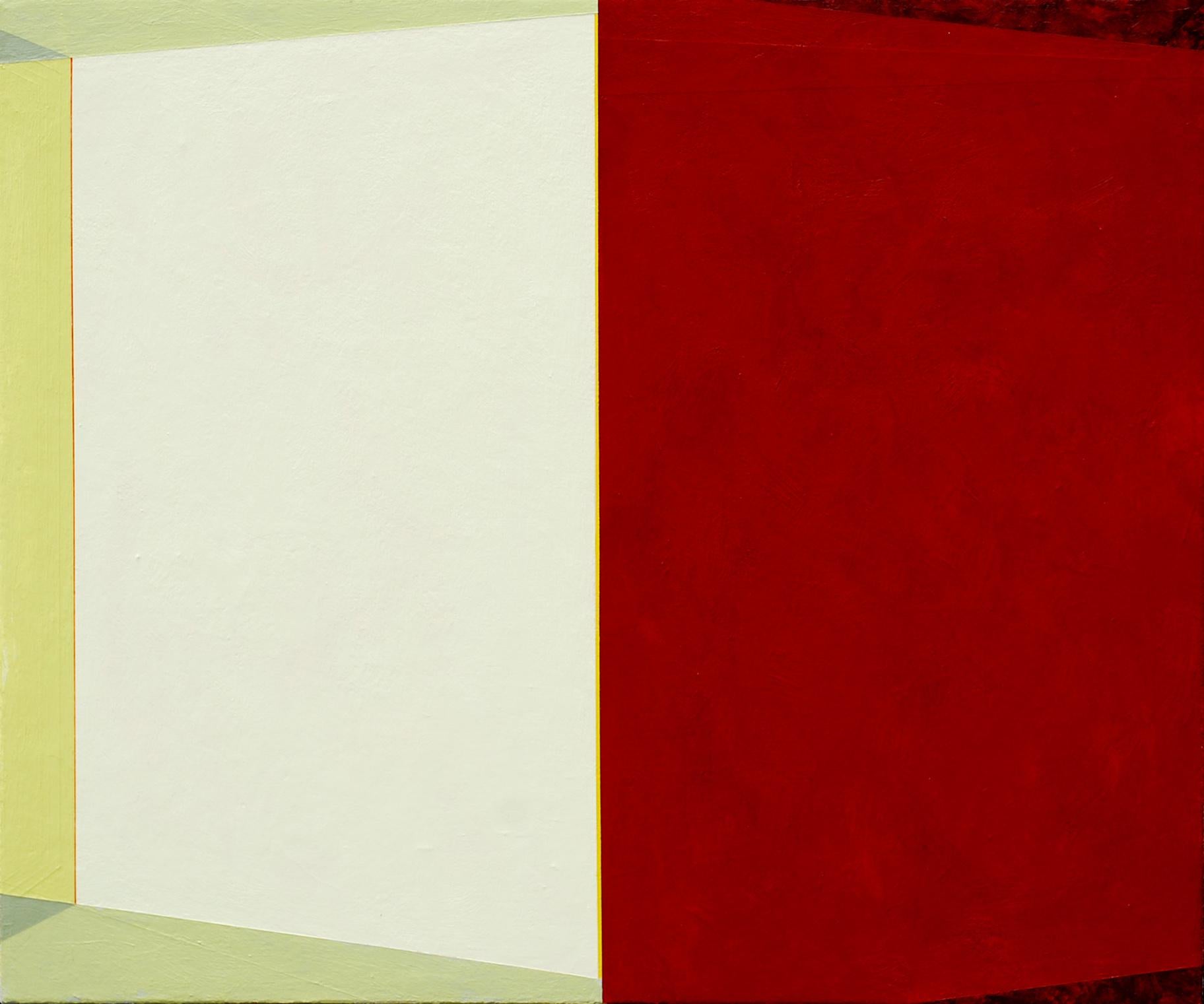 Macyn Bolt, O to C II, 2018, Minimalista, acrilico su tela, 16 x 20 x 2 pollici in vendita 2