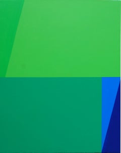 Macyn Bolt, Shadow Boxer D.5, Minimalist, acrylic on canvas, 48 x 38, 2016