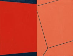 Macyn Bolt, Shift IV, 2018, Minimalist, acrylic on canvas, 16 x 20 x 2 inches