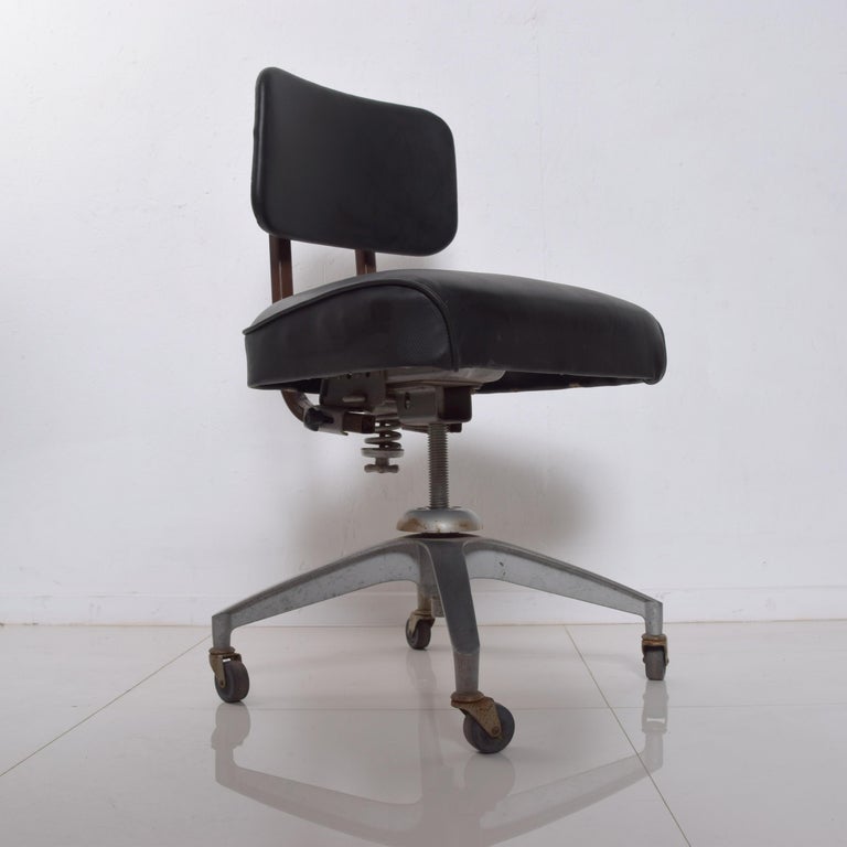 Mad Men Rolling Industrial Cosco Hamilton Tanker Task Office Desk