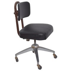 Mad Men Rolling Industrial Cosco Hamilton Tanker Task Office Desk Swivel CHAIR