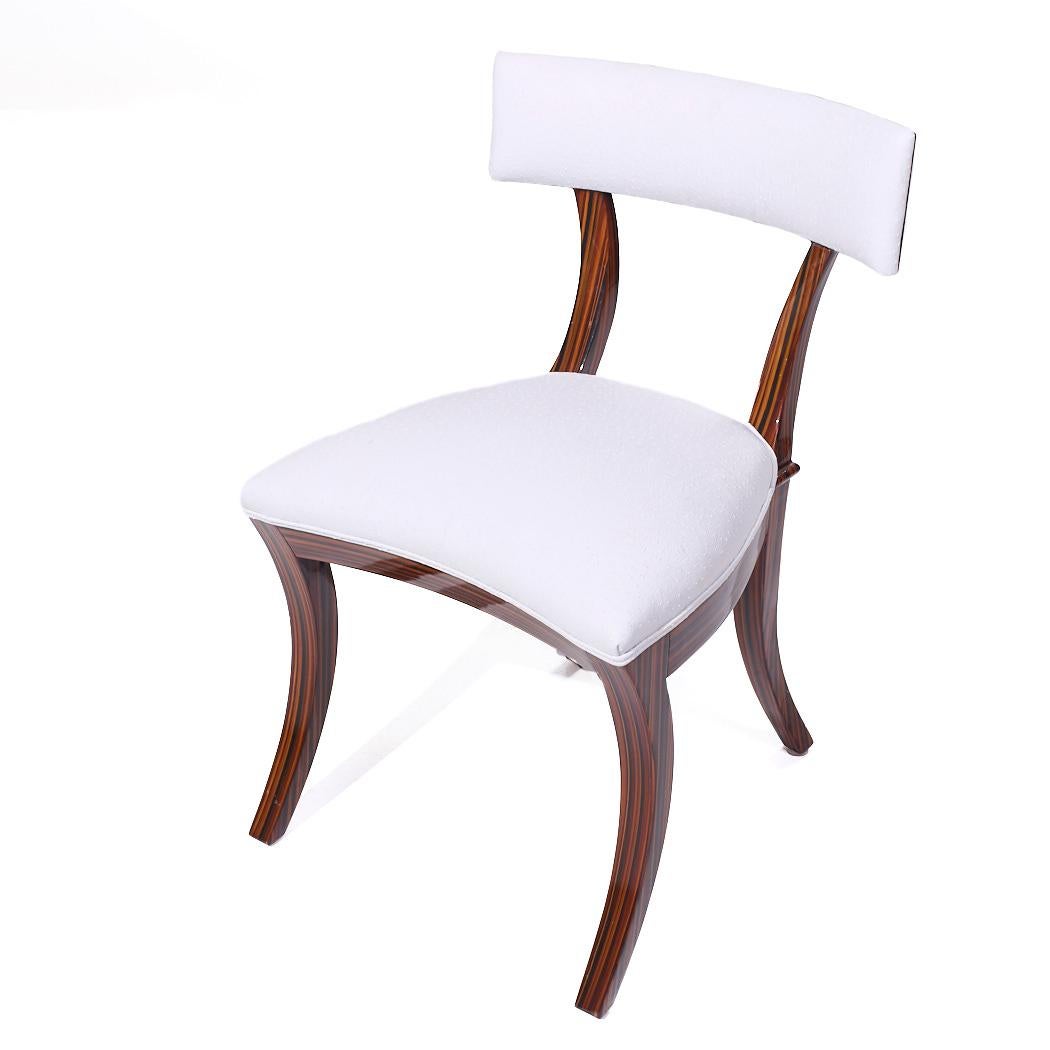 Madagascar Ebony Wood Klismo Chair For Sale 1