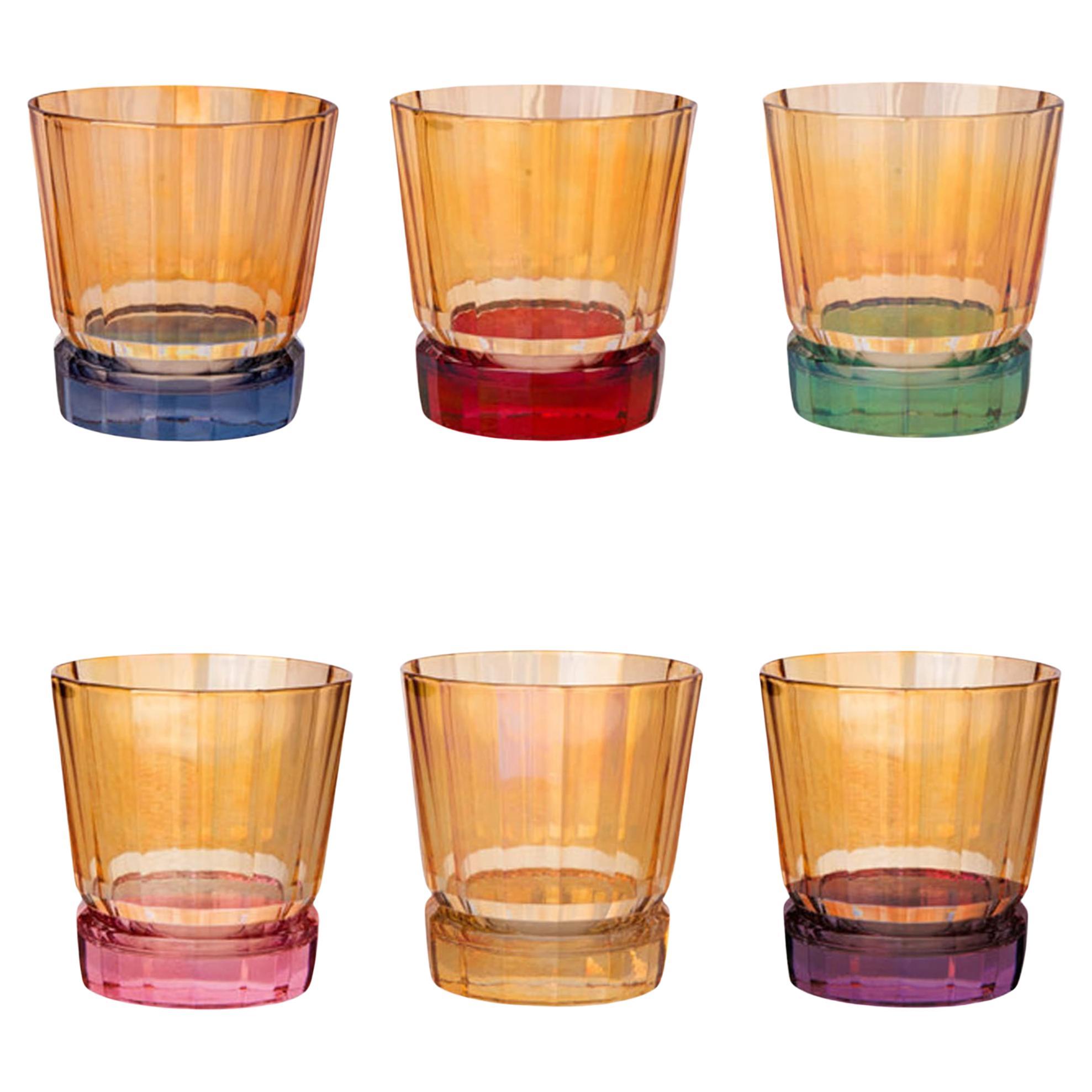 Madagascar Set of 6 Water Glasses For Sale