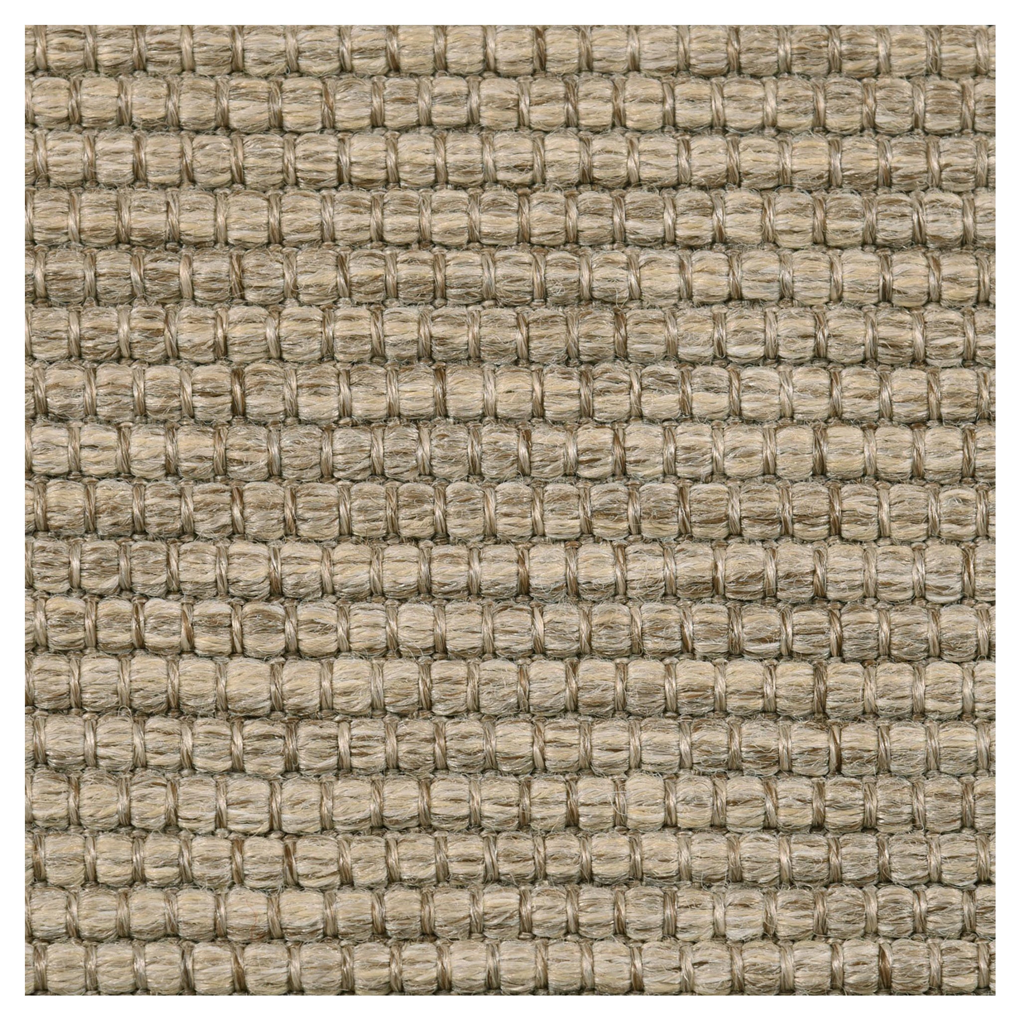 Tappeto Madagaskar 8x10ft in sisalene sabbia 100% PP con design a coste, tessuto a mano di lusso