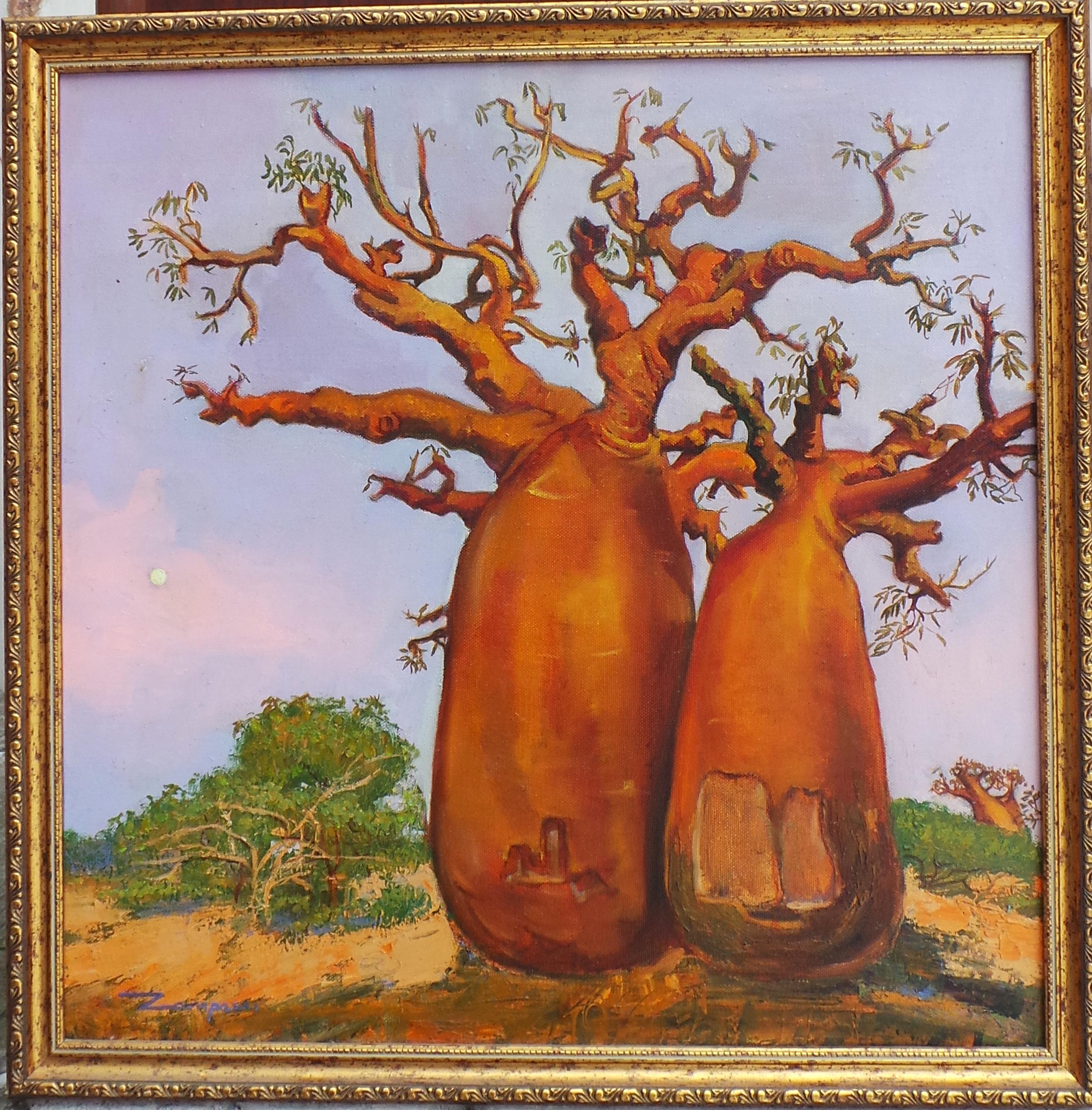 Landscape Painting de Madalena Zampassi - "Baobab"