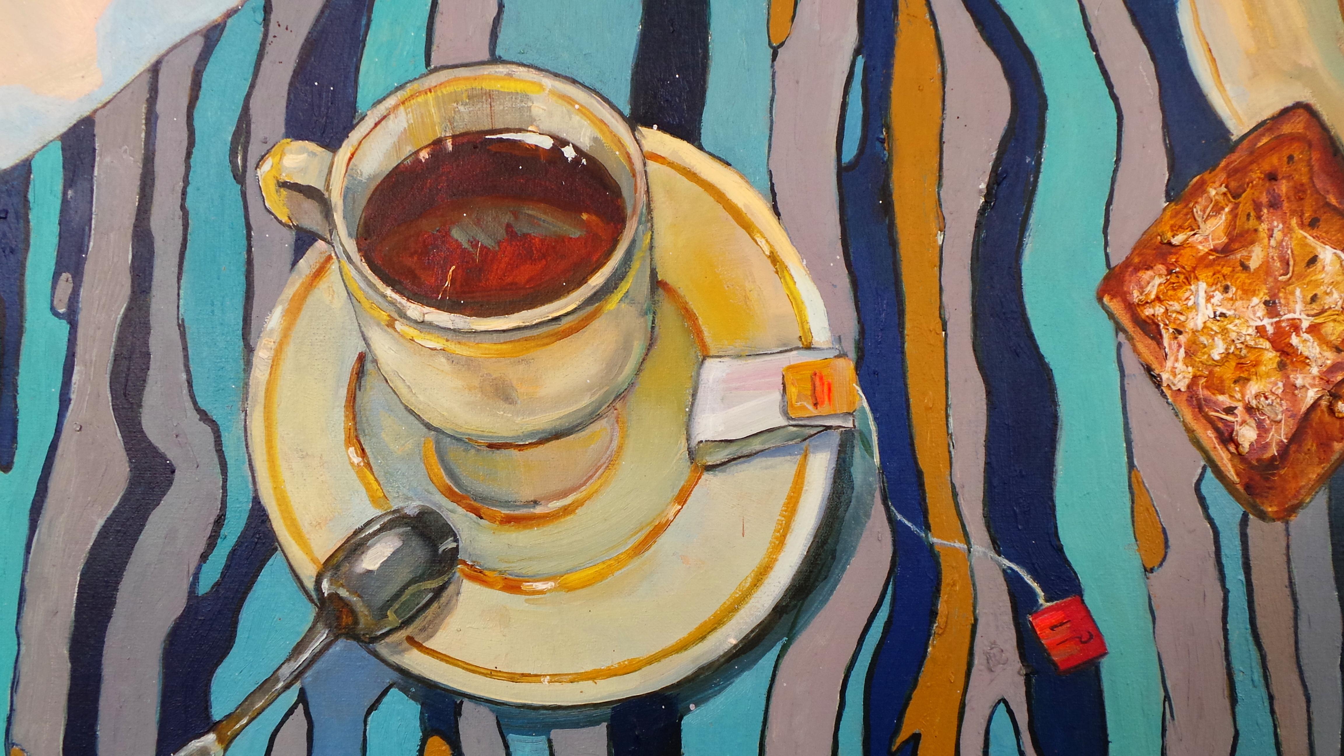 „Kaffee und Tee“ – Painting von Madalena Zampassi
