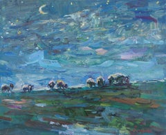 "Evening in Poronin. Poland"
