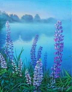 "Nebel über dem Fluss"