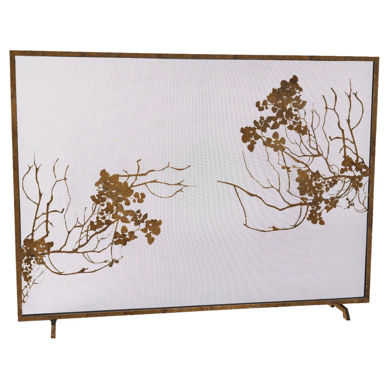 Madalyn Fireplace Screen in Tobacco by Claire Crowe For Sale