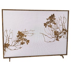 Madalyn Fireplace Screen in Tobacco by Claire Crowe