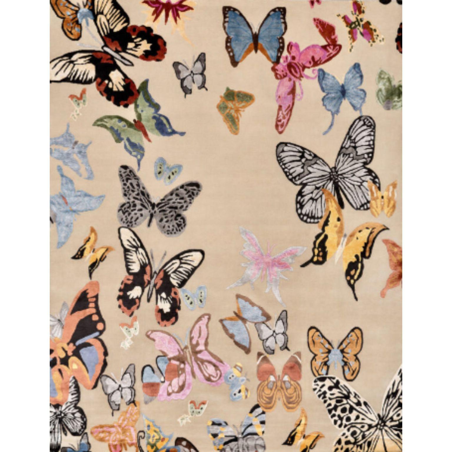 MADAMA BUTTERFLY 200 rug by Illulian
Dimensions: D300 x H200 cm 
Materials: Wool 50% , Silk 50%
Variations available and prices may vary according to materials and sizes. Please contact us.

Illulian, historic and prestigious rug company brand,