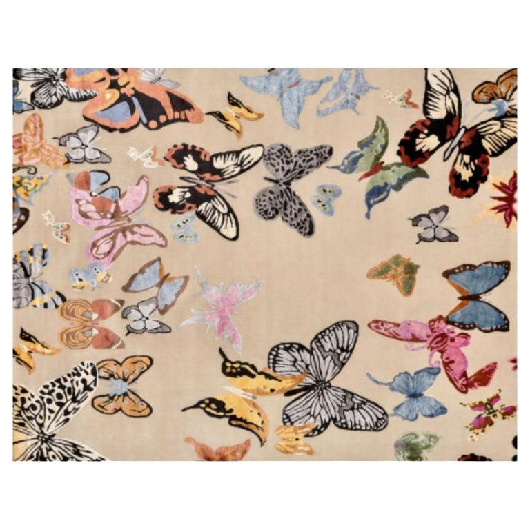 MADAMA BUTTERFLY 400 rug by Illulian
Dimensions: D400 x H300 cm 
Materials: Wool 50% , Silk 50%
Variations available and prices may vary according to materials and sizes. Please contact us.

Illulian, historic and prestigious rug company brand,