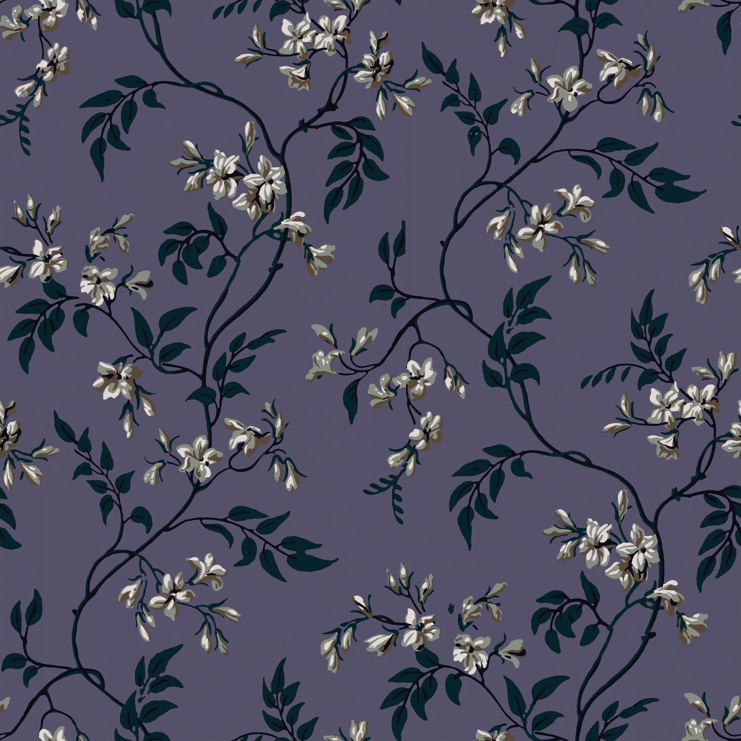 Neoclassical 'Madame Colette‘ wallpaper by Papier Français, collection BNF N°1 For Sale