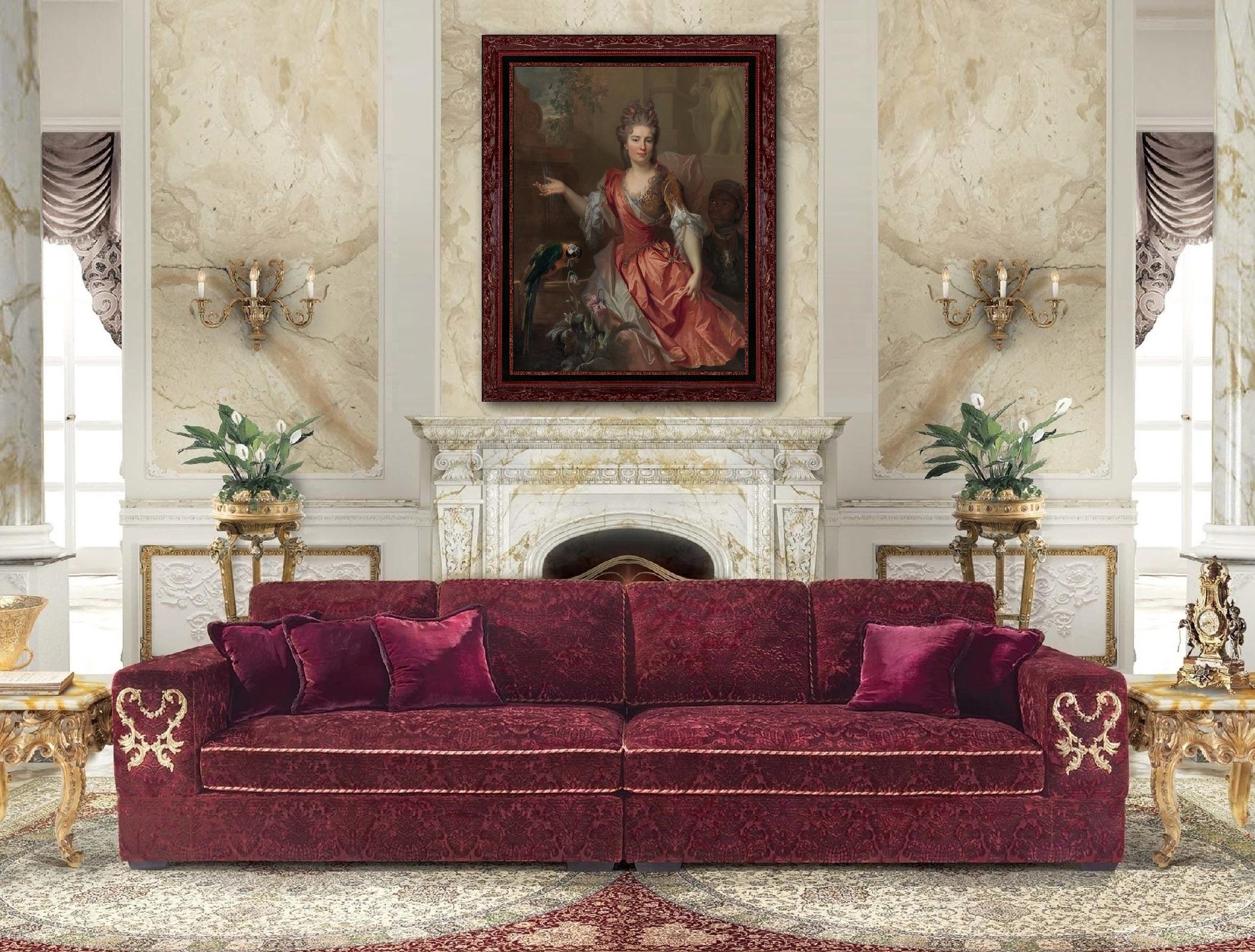 Madame De Thorigny, After Baroque Oil Painting by Nicolas De Largillière For Sale 1