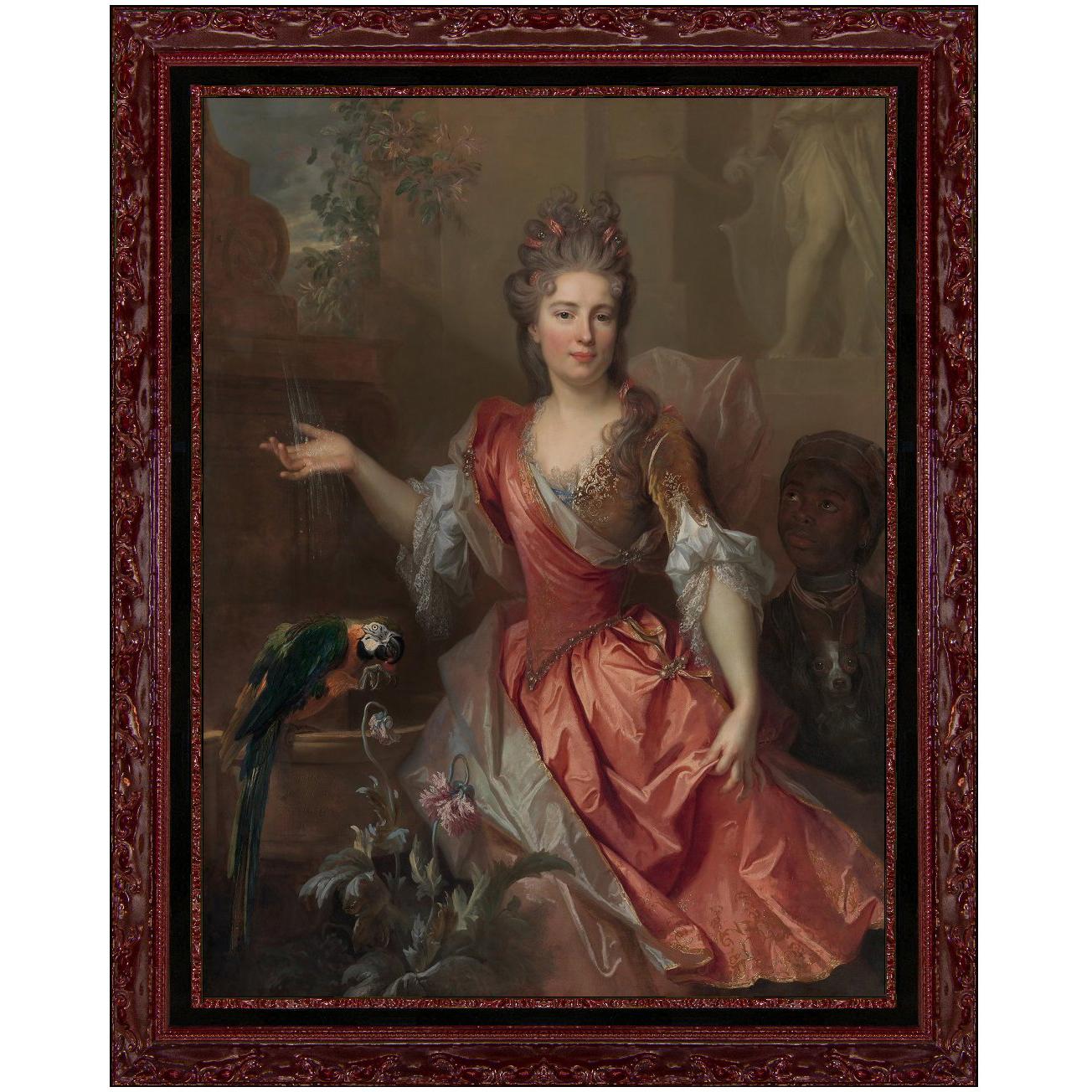 Madame De Thorigny, After Baroque Oil Painting by Nicolas De Largillière For Sale