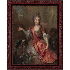Madame De Thorigny, After Baroque Oil Painting by Nicolas De Largillière