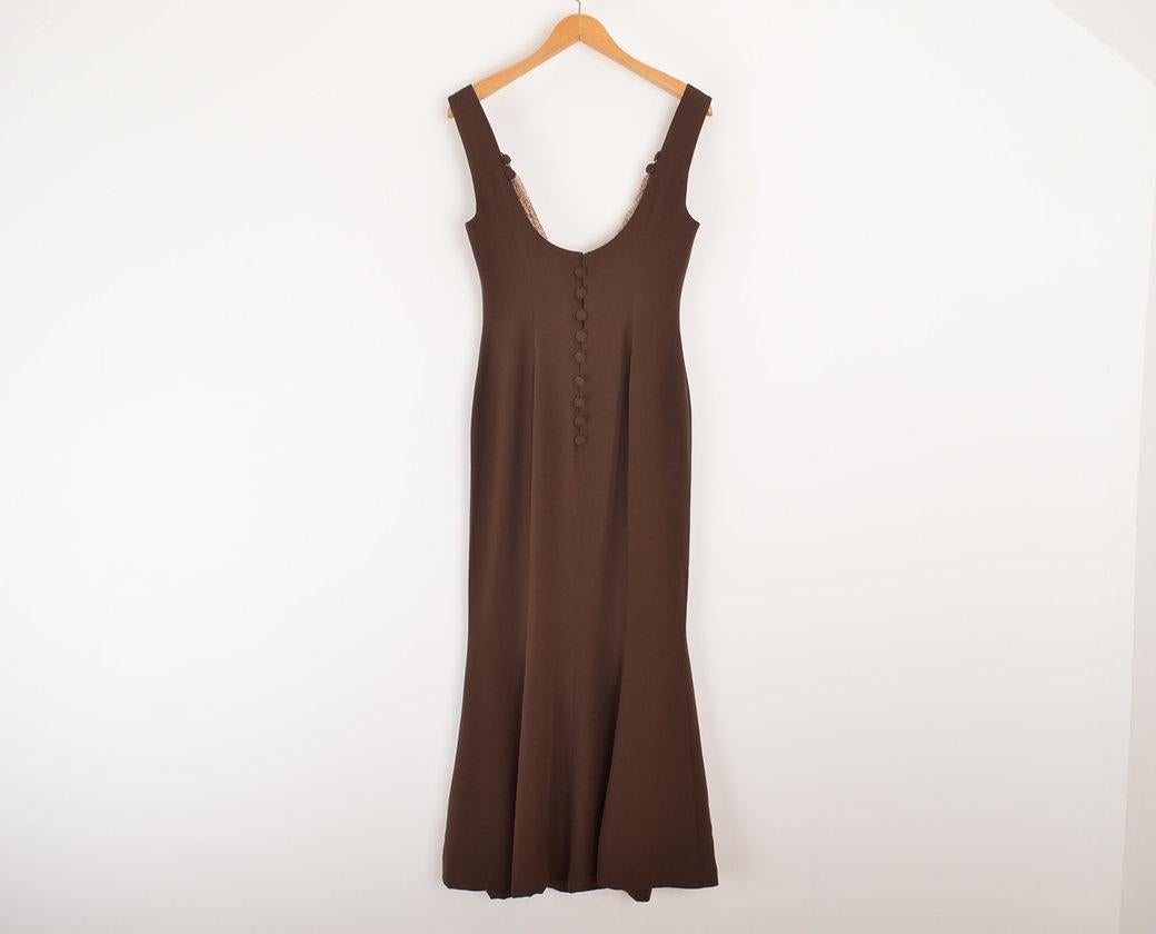 Madame Grès By Lloyd Klein 1993 Haute Couture Silk Shawl Runway Evening Dress en vente 5