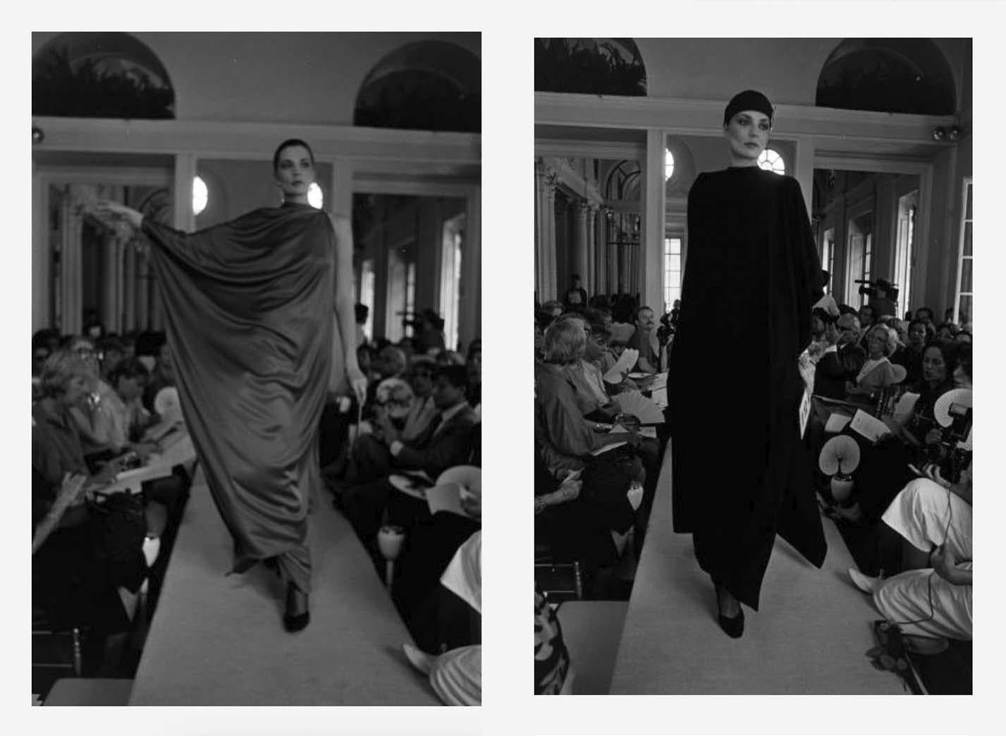 Madame Gres Haute Couture Abito da sera nero elegante anni '60 Madam Gres in vendita 4
