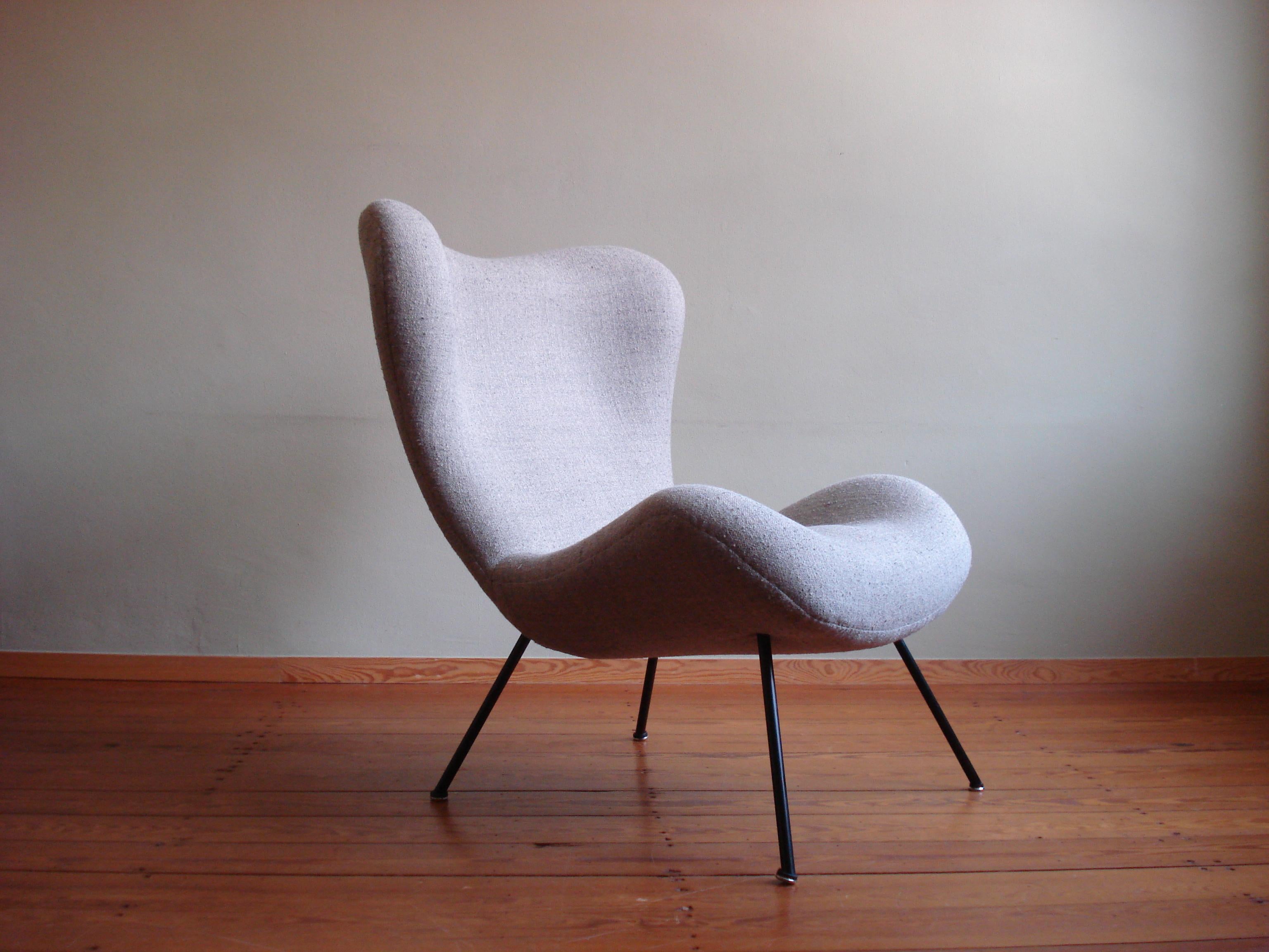 German Madame Lounge Chair from Fritz Neth by Correcta, 1950s  For Sale