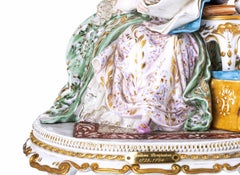 Madame Pompadour 20th Century Tiche Porcelain