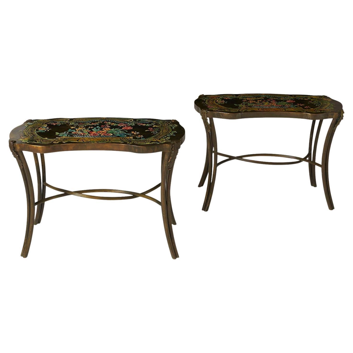 Madame Pompadour Tables by Philip and Kelvin LaVerne