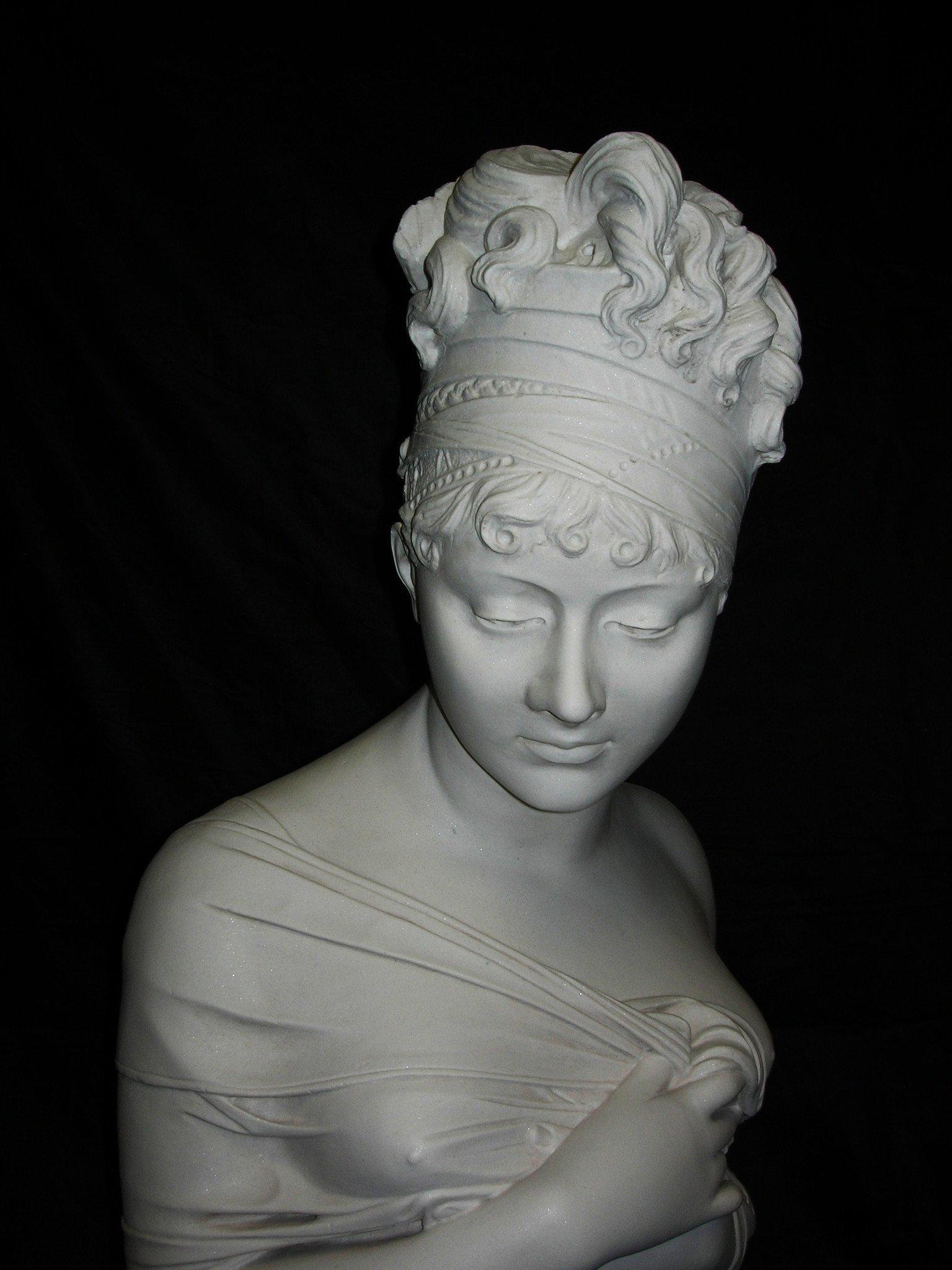 Madame Recamier Marble Bust, 20th Century For Sale 1