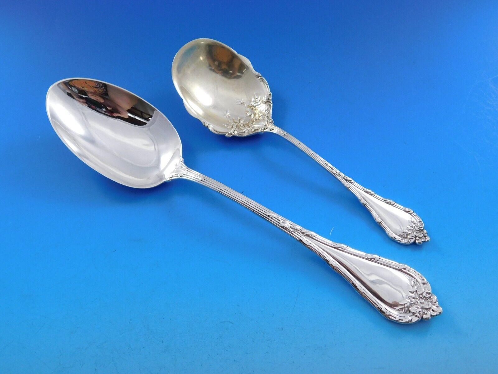 American Madame Royale by Durgin Sterling Silver Flatware Set Service 52 pieces Dinner For Sale
