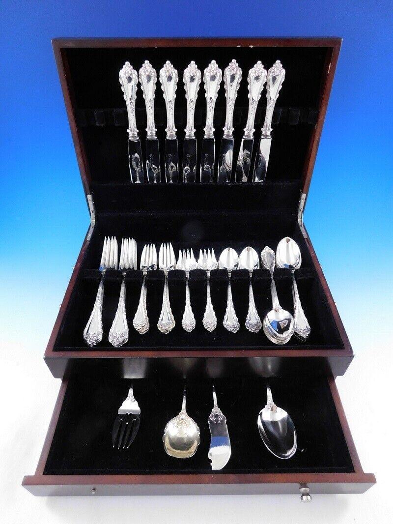20th Century Madame Royale by Durgin Sterling Silver Flatware Set Service 52 pieces Dinner For Sale