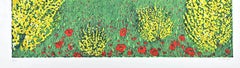 Explosive Spring - Sérigraphie originale de Maddalena Striglio, fin du XXe siècle